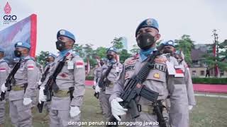 Garuda Bhayangkara FPU 4 MINUSCA misi perdamaian PBB di Bangui, Afrika Tengah.