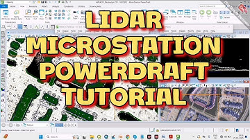 LiDAR Microstation Powerdraft Software Tutorial #lidar #lidartechnology #microstation #powerdraft