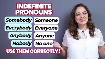 Master Indefinite Pronouns - Somebody, Someone, Everybody, Everyone, Anybody, Anyone, Nobody, No One