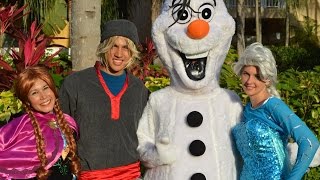 Elsa, Olaf, Anna  FROZEN Themed School Party  | (866) 434-4101