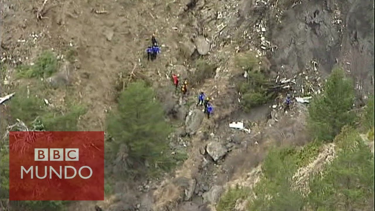 Accidente Germanwings: imágenes del lugar del siniestro airbus a320 plan