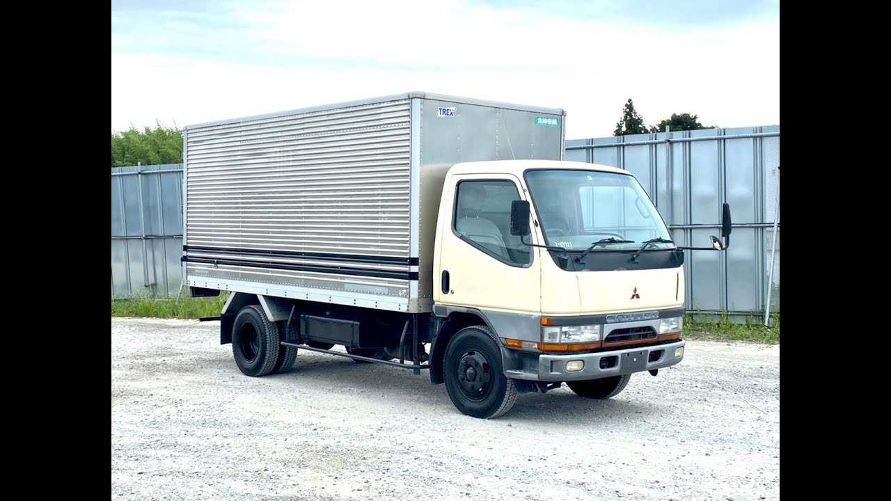 1996 Model, Mitsubishi Canter Box Body Truck, 4D33 Engine !! - YouTube
