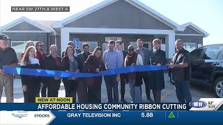 Affordable housing community ribbon cutting in Lincoln