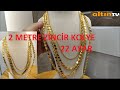 22 AYAR ZİNCİR KOLYE (2 metre Altın Kolye 22k Gold Necklace Chain designs 2020)