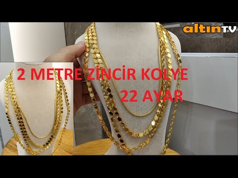 22k gold necklace designs - YouTube