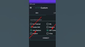 HTTP CUSTOM UDP settings #udp #httpcustom