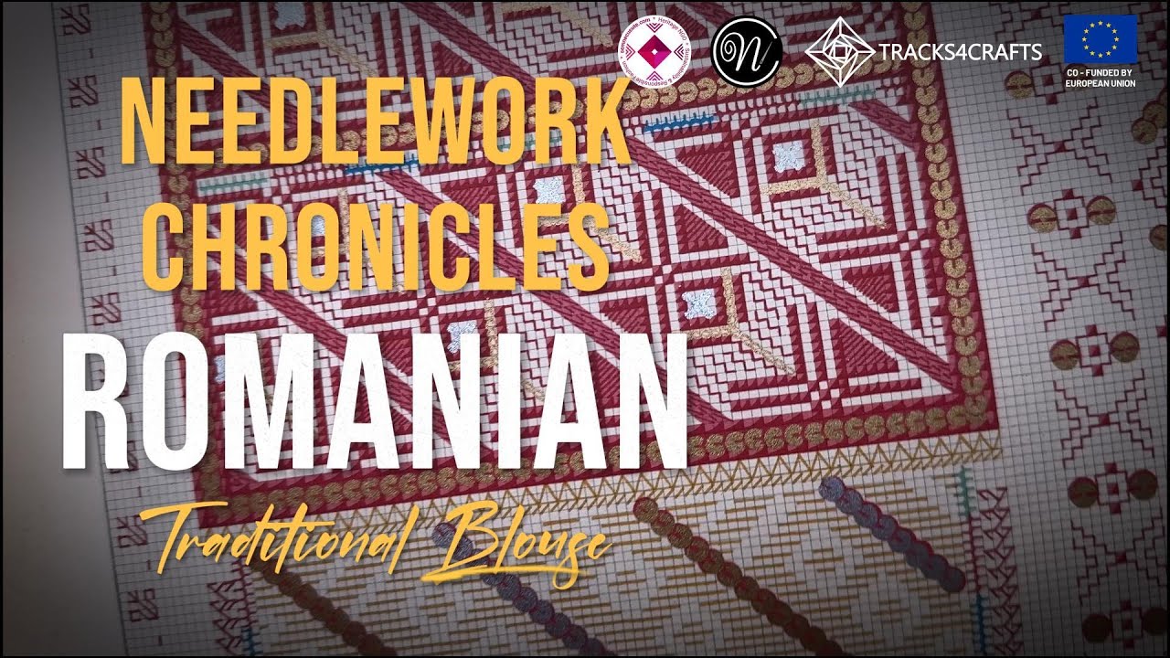 Embroidery Diary | Romanian Blouse | week 1 | The Needlework Chronicles | Tracks4Crafts