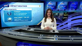 Bitter cold continues Sunday evening across New Hampshire; wind gusts bring subzero wind chills