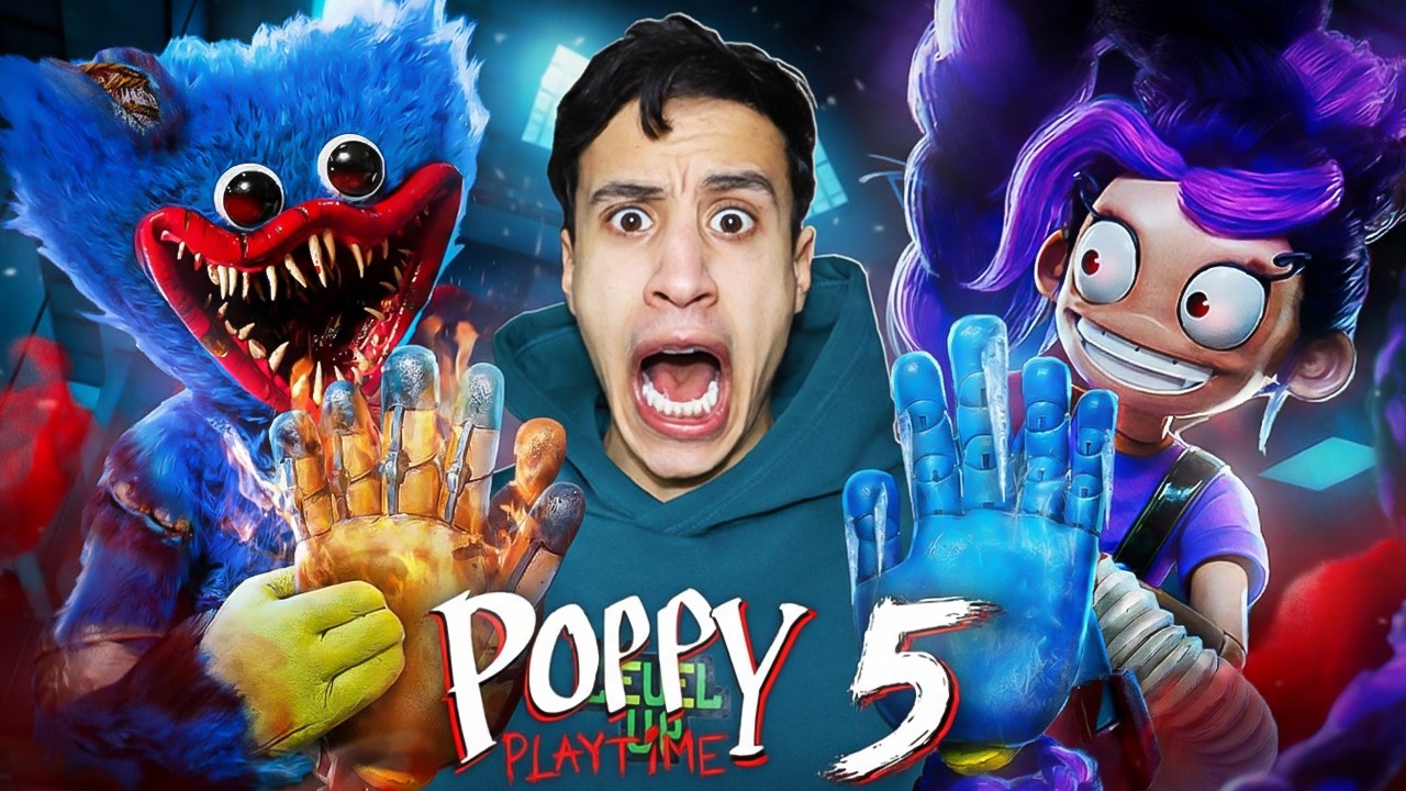 تختيم بوبي بلاي تايم الجزء (الخامس) !! 2 ساعة كاملة من الرعب 😱🔥 Poppy Playtime: Chapter 5