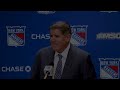 NYR vs VGK: Peter Laviolette Postgame Media Availability | Feb. 2, 2025