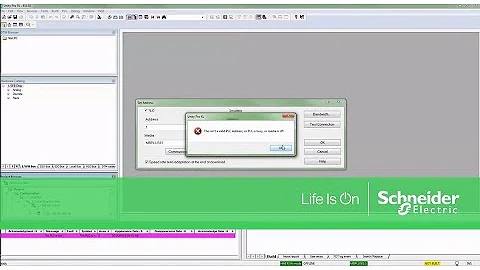 Troubleshooting "This isn't a valid PLC Address" Error in Unity Pro | Schneider Electric Support