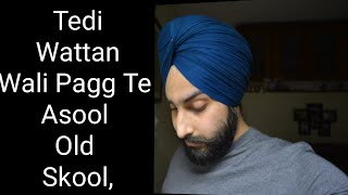 How to tie free style turban | wattan wali page | ਵੱਟਾ ਵਾਲੀ ਪੱਗ | My 1st turban vlog {Harjas vlog}