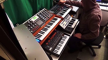Sequencer Jam with MFB Dominion 1, (K)ARP Odyssey, Moog Subphatty & Arturia MicroBrute (HD 1080p)