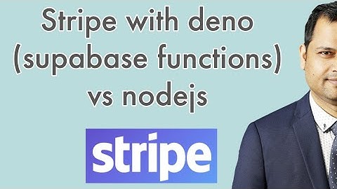 stripe integration in supabase edge function in deno vs nodejs | create payment intent