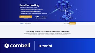 Reseller hosting: Quickstart als Combell partner