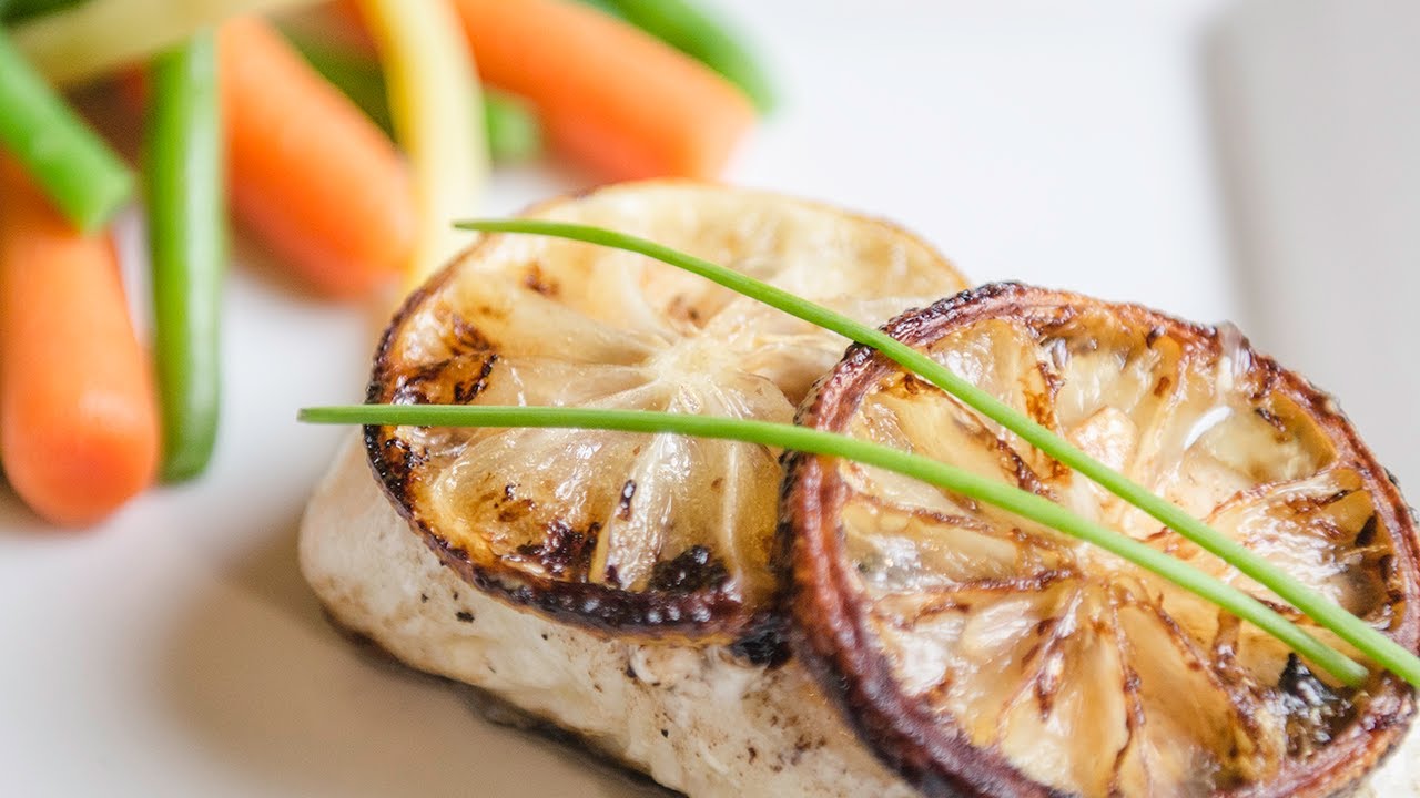 Halibut Seared And Then Baked In Cast Iron Skillet YouTube