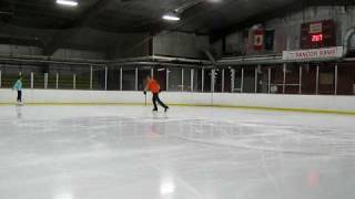 Double Salchow/Double Loop Combination