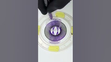 A Visual Escape into the World of Spirograph: Hypnotic Patterns in Motion #art #asmr #spirograph