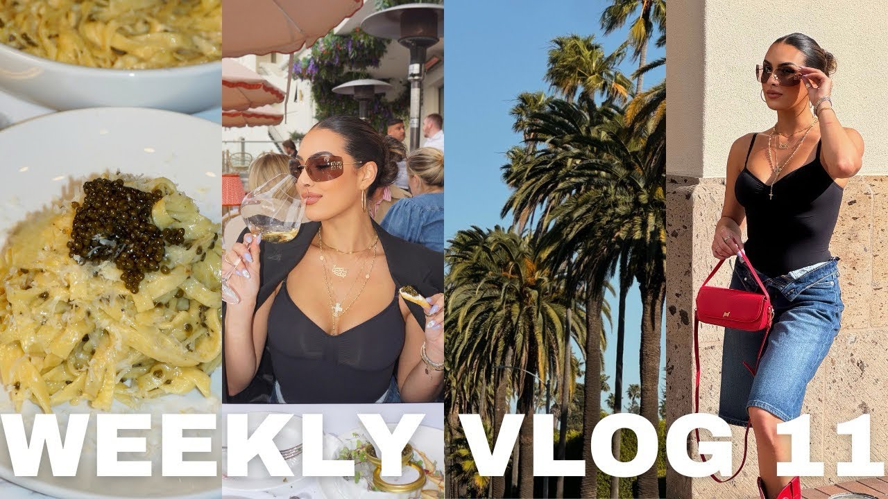 NEWPORT BEACH, SHOPPING, EATING, COOKING CAVIAR PASTA, MOVIES, CHURCH & MORE | VLOG 11