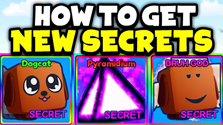 How to get NEW SECRETS in Bubble Gum Simulator Infinity