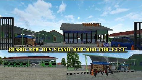 BUSSID NEW BUS STAND MAP MOD FOR v3.7.1