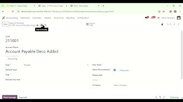 Odoo 17 Accounting: Chart of Accounts & Create Accounts (Enterprise Resource Planning, ERP)