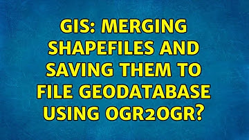GIS: Merging shapefiles and saving them to file geodatabase using ogr2ogr?