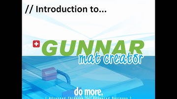 Gunnar CMC Computerized Mat cutter - GMC Software Introduction Video