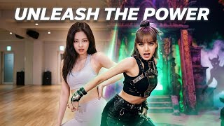 BLACKPINK Lisa and Jennie Tsunami Demon Hunters | Dance Video MV