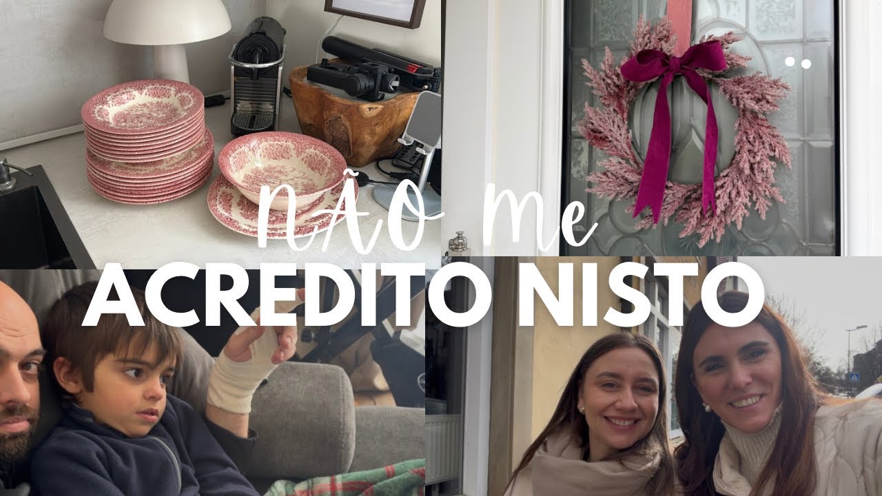 Não me ACREDITO nisto !Sábado com a amiga | NOVA coroa de entrada #vlog 