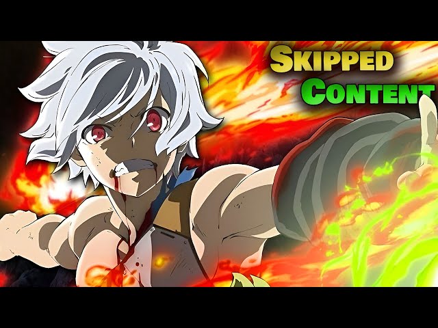 BELL & RYUU vs. The Juggernaut | The EPIC Finale To DanMachi Season 4 - Final Episode Cut Content class=