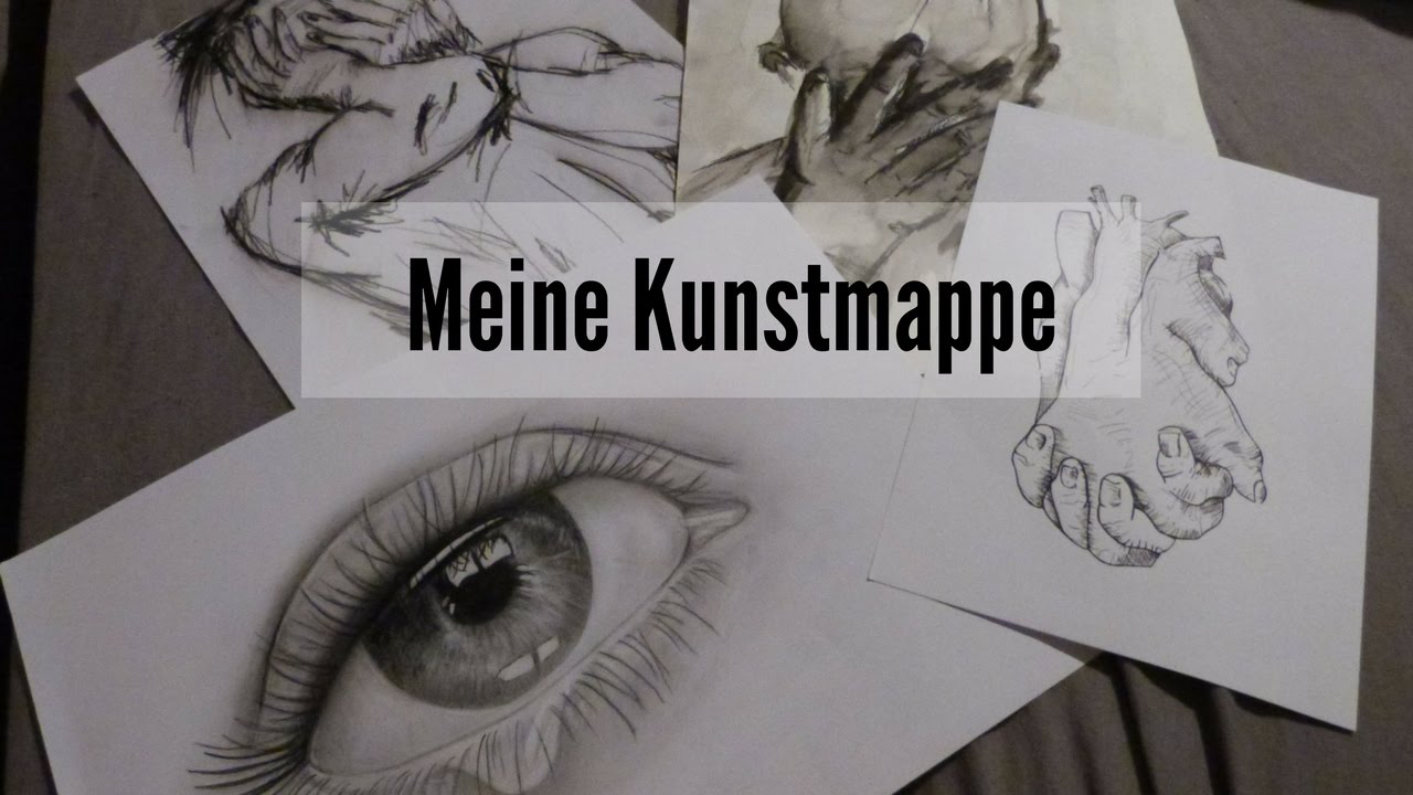 Meine Kunstmappe Medien Kunst Design Youtube