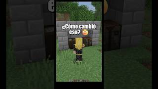 ¿Cómo cambió eso? 😳 #minecraft #minecraftshorts #shorts #redstone #gaming #hack