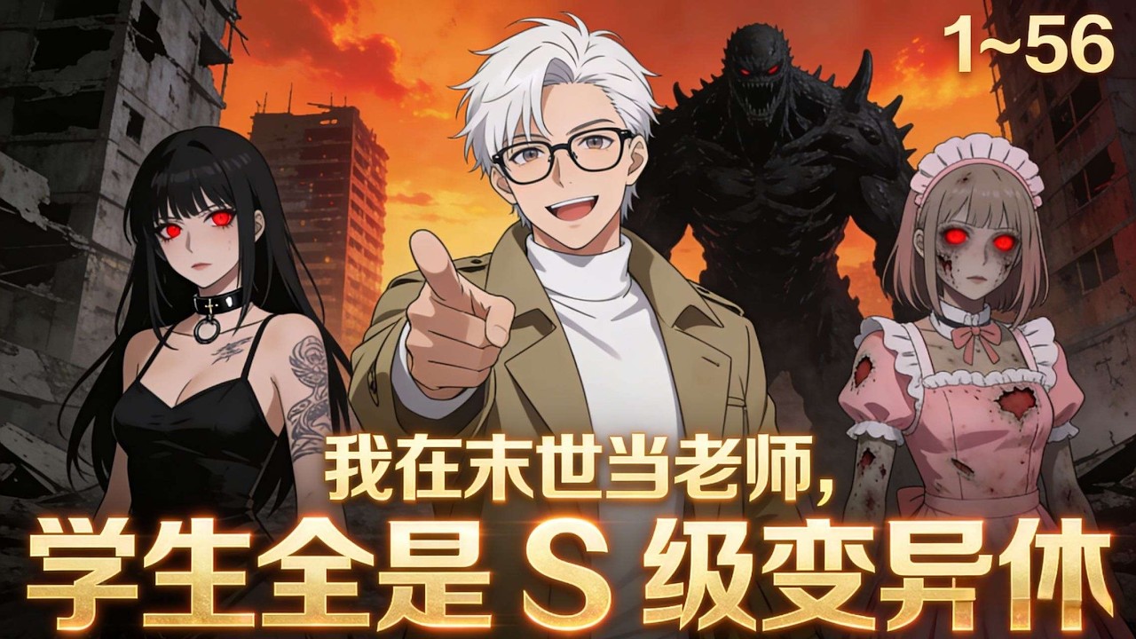 末世力量為尊？才不！知識才是力量！看我在末世廢墟開大學！ SSS級殭屍都變成三好學生！我直接逆襲成末日最強王者！#動漫#動漫解說 #chineseanimation #國漫