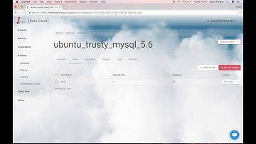 MySQL Database Instance Login - F(x) Data Cloud