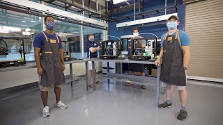 ODU Engineering Students Create PPE for Sentara Norfolk General