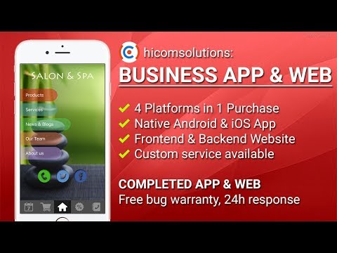 Universal Multi-purpose Business App & Web Template, Script, Source Code for Sale