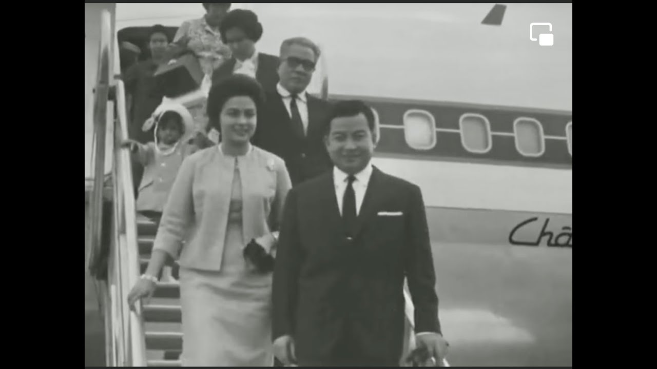 Prince Sihanouk official visit to France 1964 ទស្សនកិច្ចផ្លូវការរបស់សម្ដេចសីហនុមកប្រទេសបារាំង ១៩៦៤
