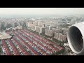 Landing Shanghai airport NH 969