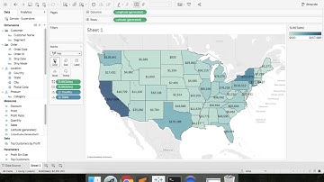 Tableau Tutorial - Maps