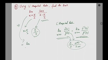 Using L Hospital Rule find the limit lim x tends to pi/2 Cosx /(x - pi/2) | IITJEE Maths