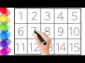 123 numbers, Counting, numbers, 1 to 20 numbers, numbers song, Alphabet