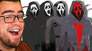 Reacting to GHOST FACE the EVOLUTION!!