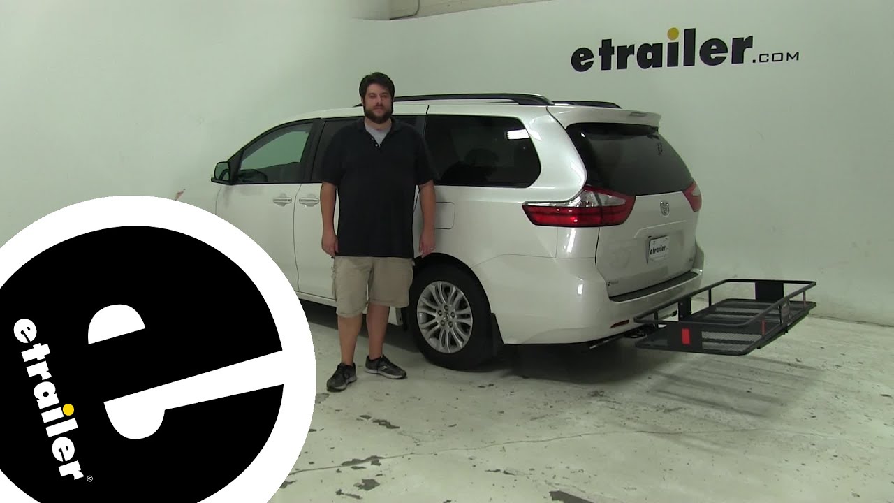 etrailer | Test Fit: 24x60 Curt Cargo Carrier for 2" Hitches on a 2016 Toyota Sienna
