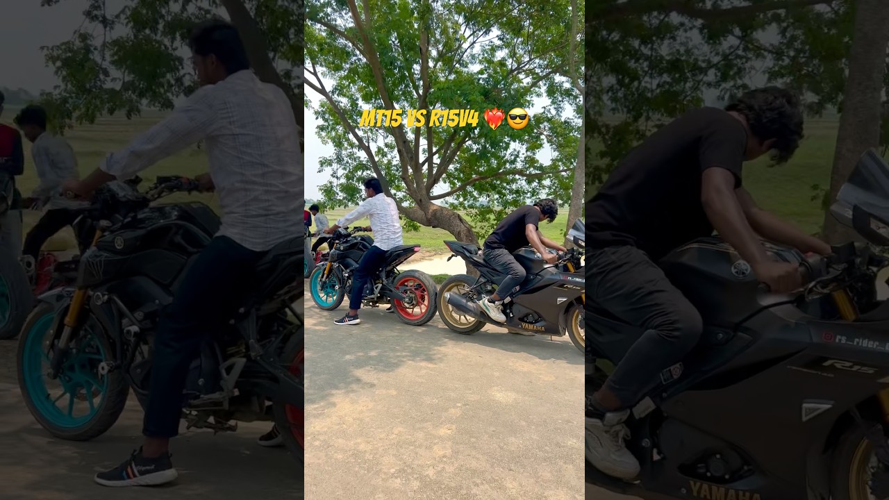Mt15 vs R15V4 power dekhlo ❤️‍🔥  #bike #rider #viral #mt15 #r15v4 #fevicol
