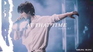 [VIETSUB] B.I (Kim Hanbin)  - At that time 그땐 [DEMO]