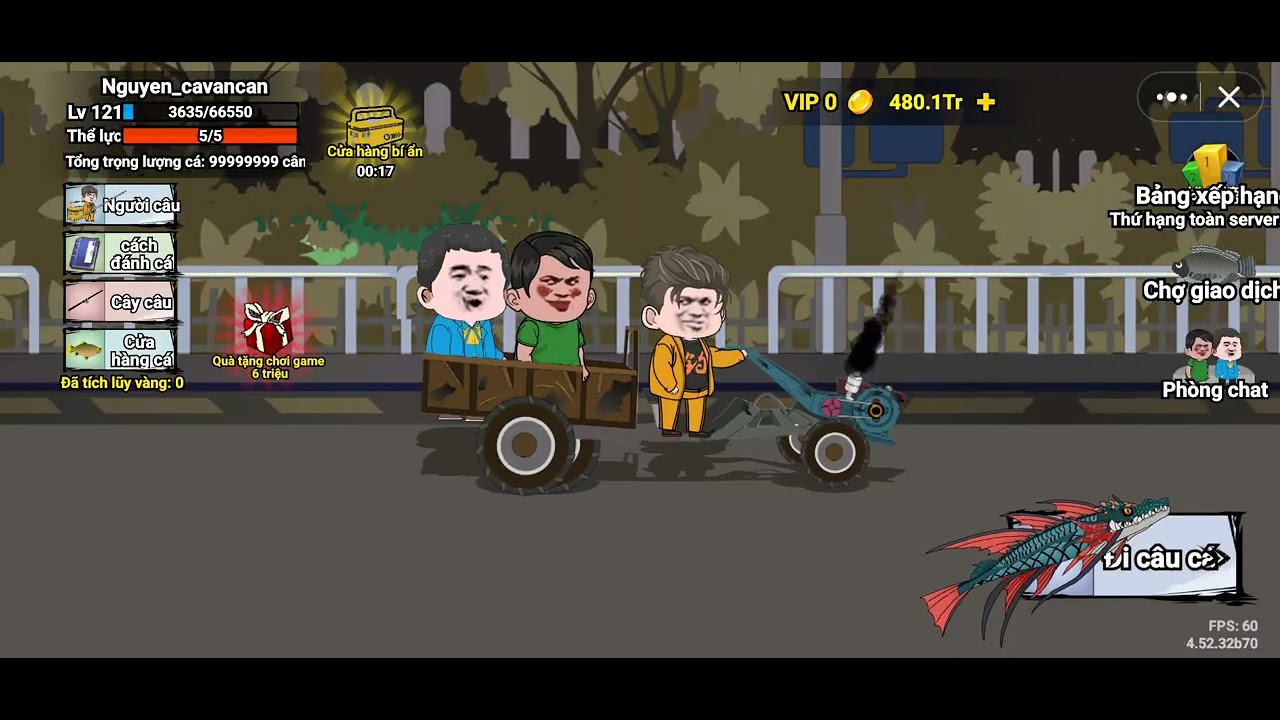 Mở máp a lưu sơn | Câu cá vạn cân