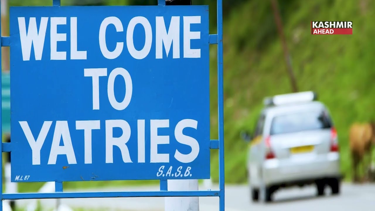 Tight security installed on Jammu-Srinagar National Highway for the safety of the Amarnath pilgrims