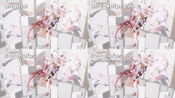 Comparing interpolation SVP Dmitrirender-60fps and AI-48fps