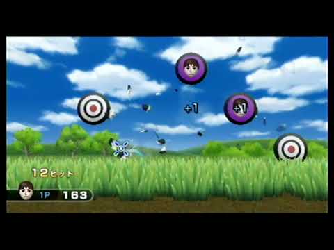 Wiiセット早い者勝ち！ Wii First Time Wii Shooting 535 points IOHD1869 - YouTube